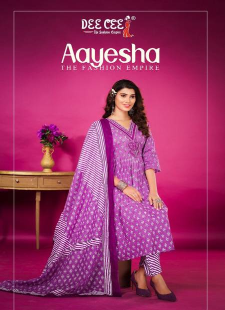 Aayesha By Dee Cee Cambric Cotton Printed Readymade Suits Wholesale Shop In Surat
 Catalog